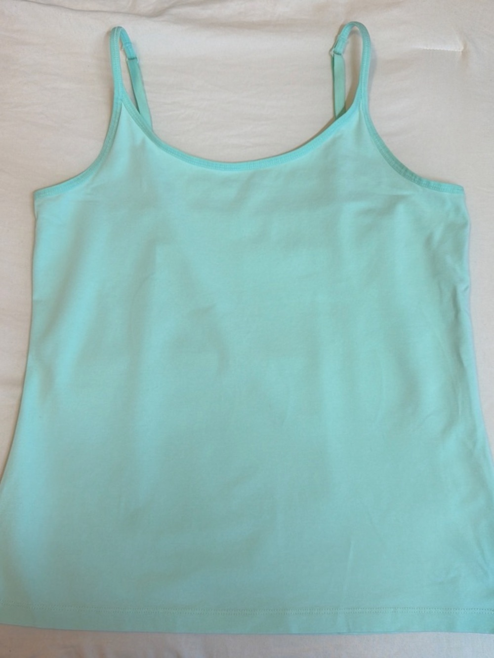 L.L. Bean Mint Green Adjustable Strap Camisole